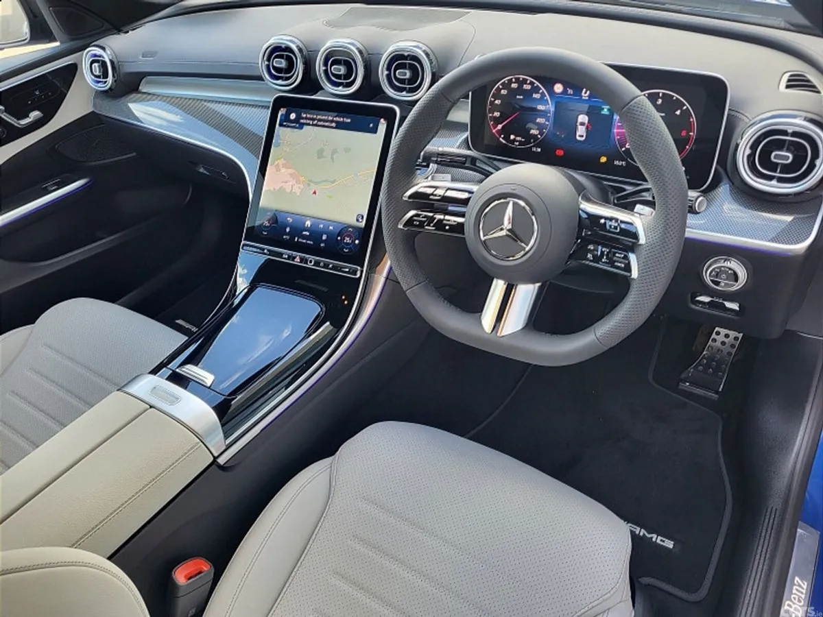 Mercedes-Benz C-Class Saloon, Diesel Hybrid, 2027, Blue