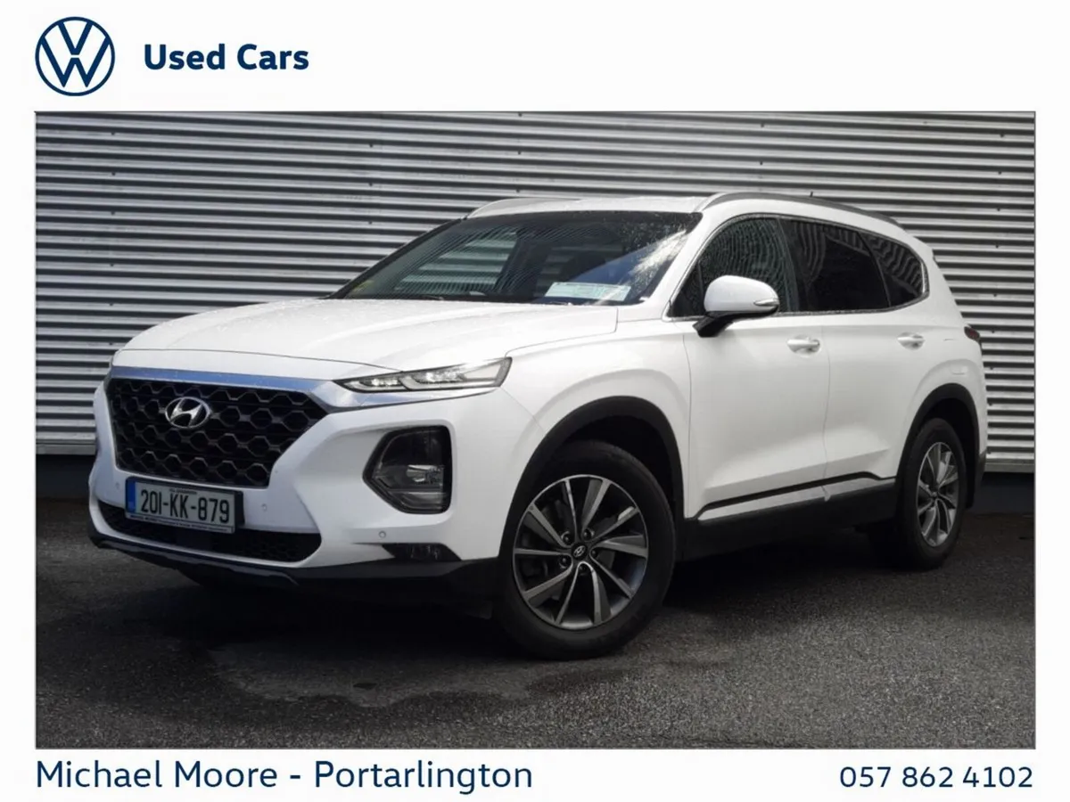 Hyundai Santa Fe SUV, Diesel, 2020, White