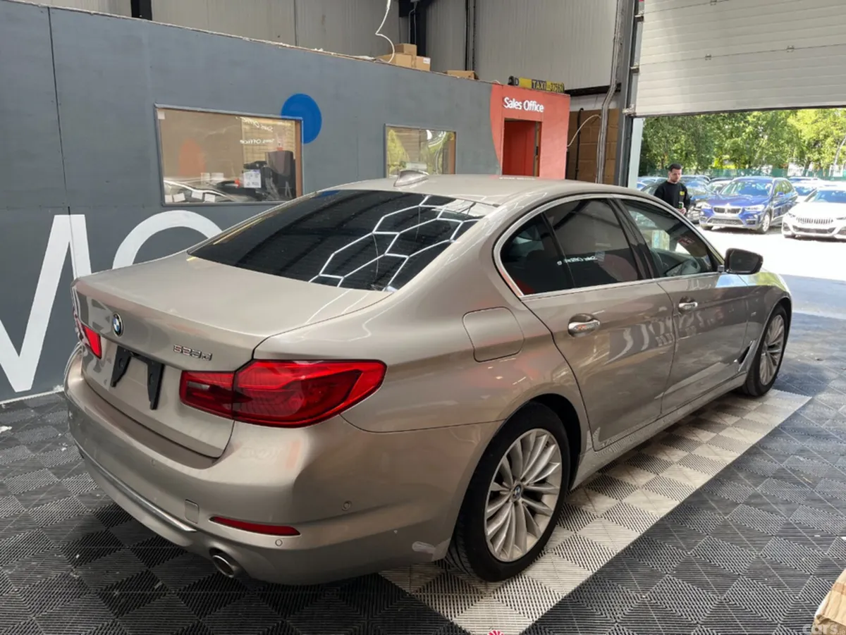 BMW 5-Series Saloon, Diesel, 2018, Gold