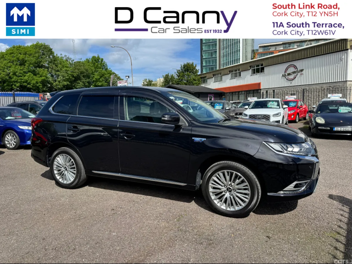 Mitsubishi Outlander SUV, Petrol Plug-in Hybrid, 2018, Black