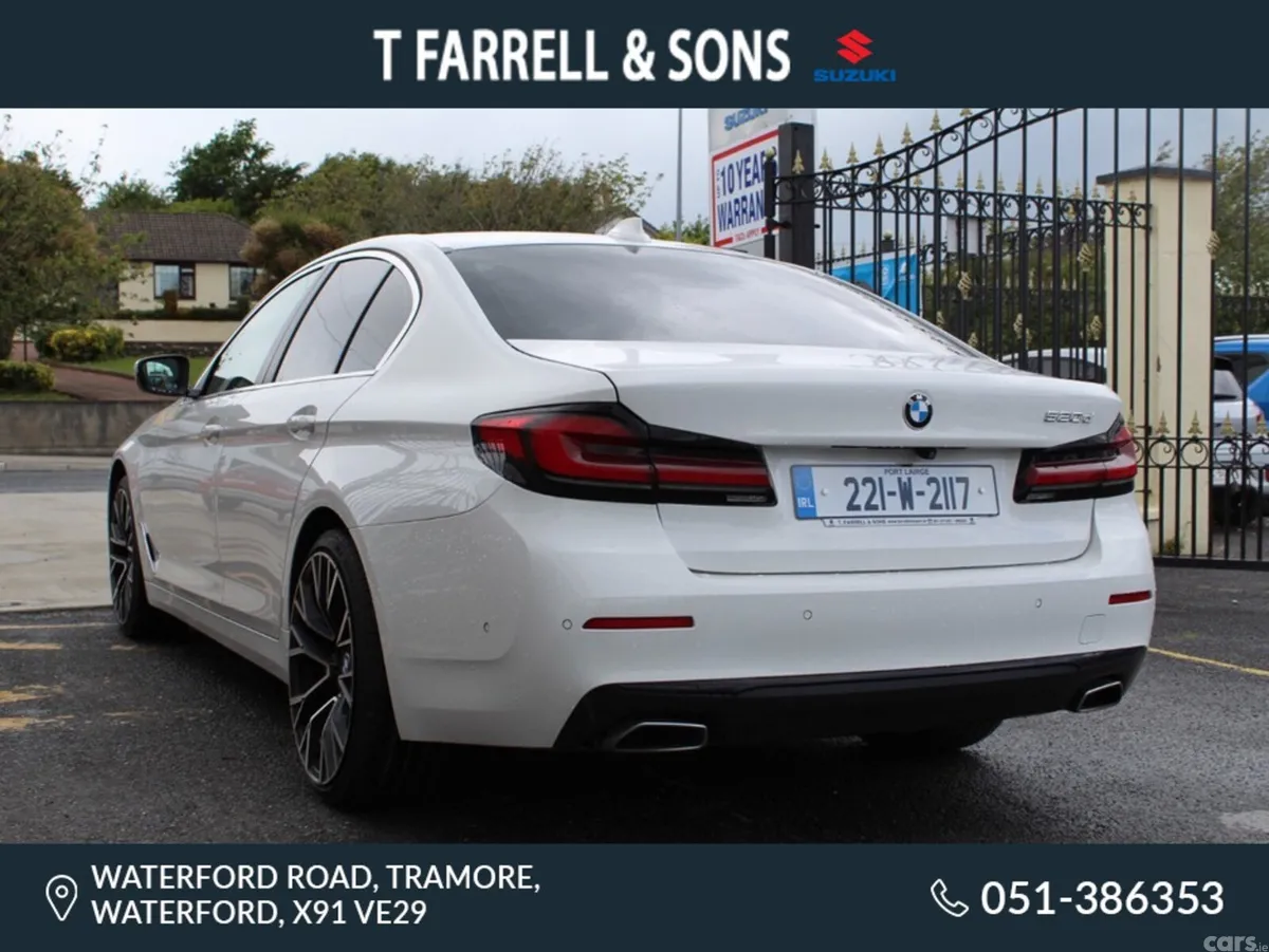BMW 5-Series Saloon, Diesel, 2022, White