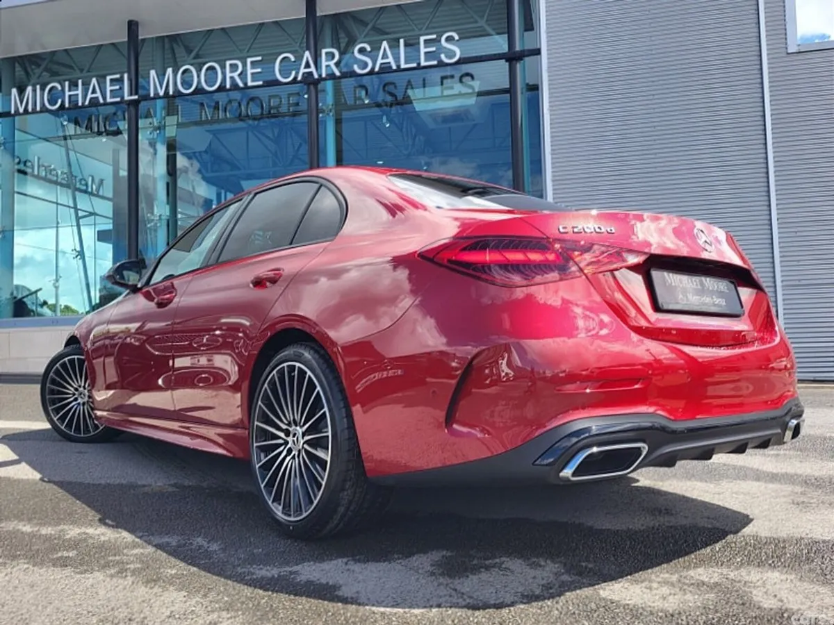 Mercedes-Benz C-Class Saloon, Diesel Hybrid, 2027, Red