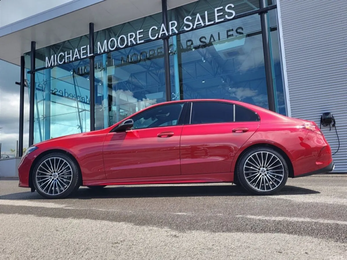 Mercedes-Benz C-Class Saloon, Diesel Hybrid, 2027, Red