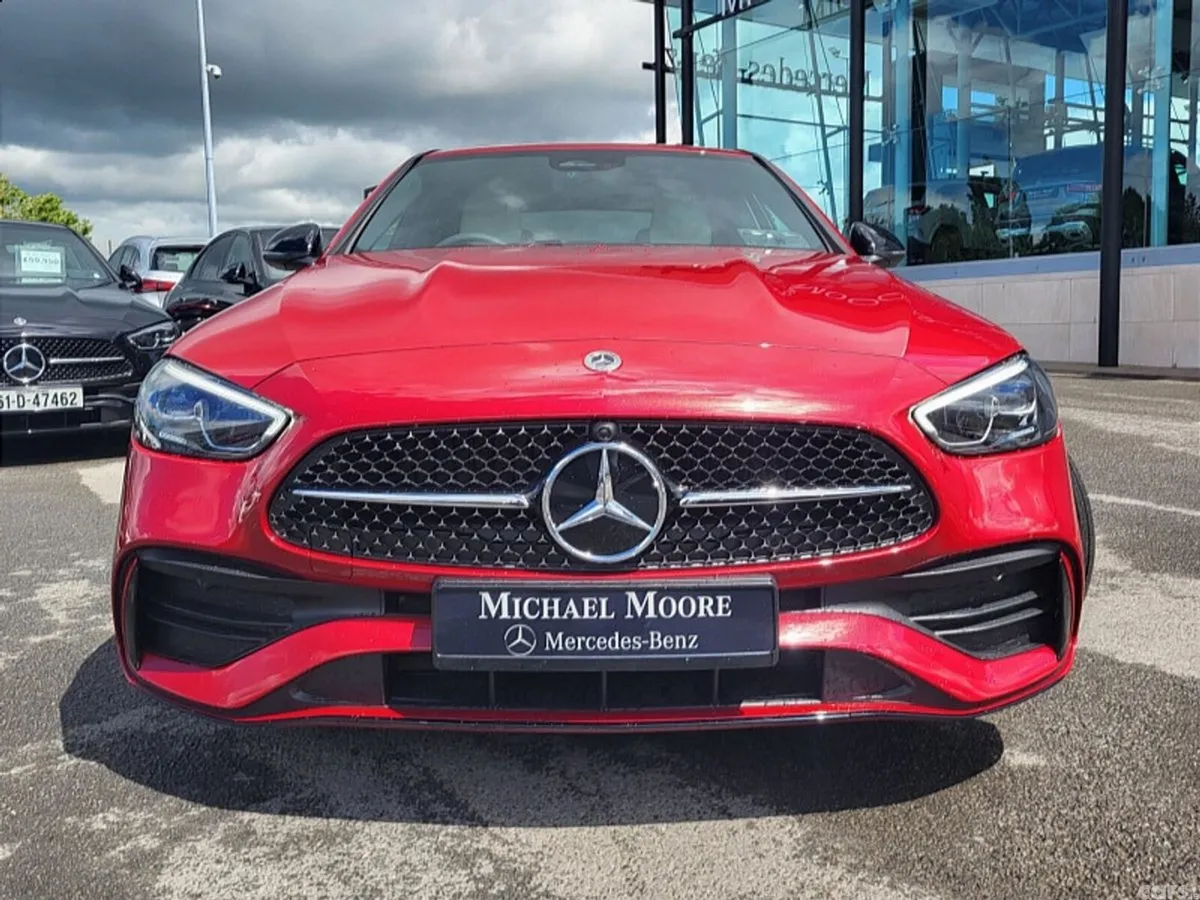 Mercedes-Benz C-Class Saloon, Diesel Hybrid, 2027, Red