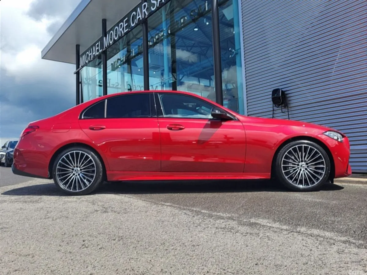 Mercedes-Benz C-Class Saloon, Diesel Hybrid, 2027, Red