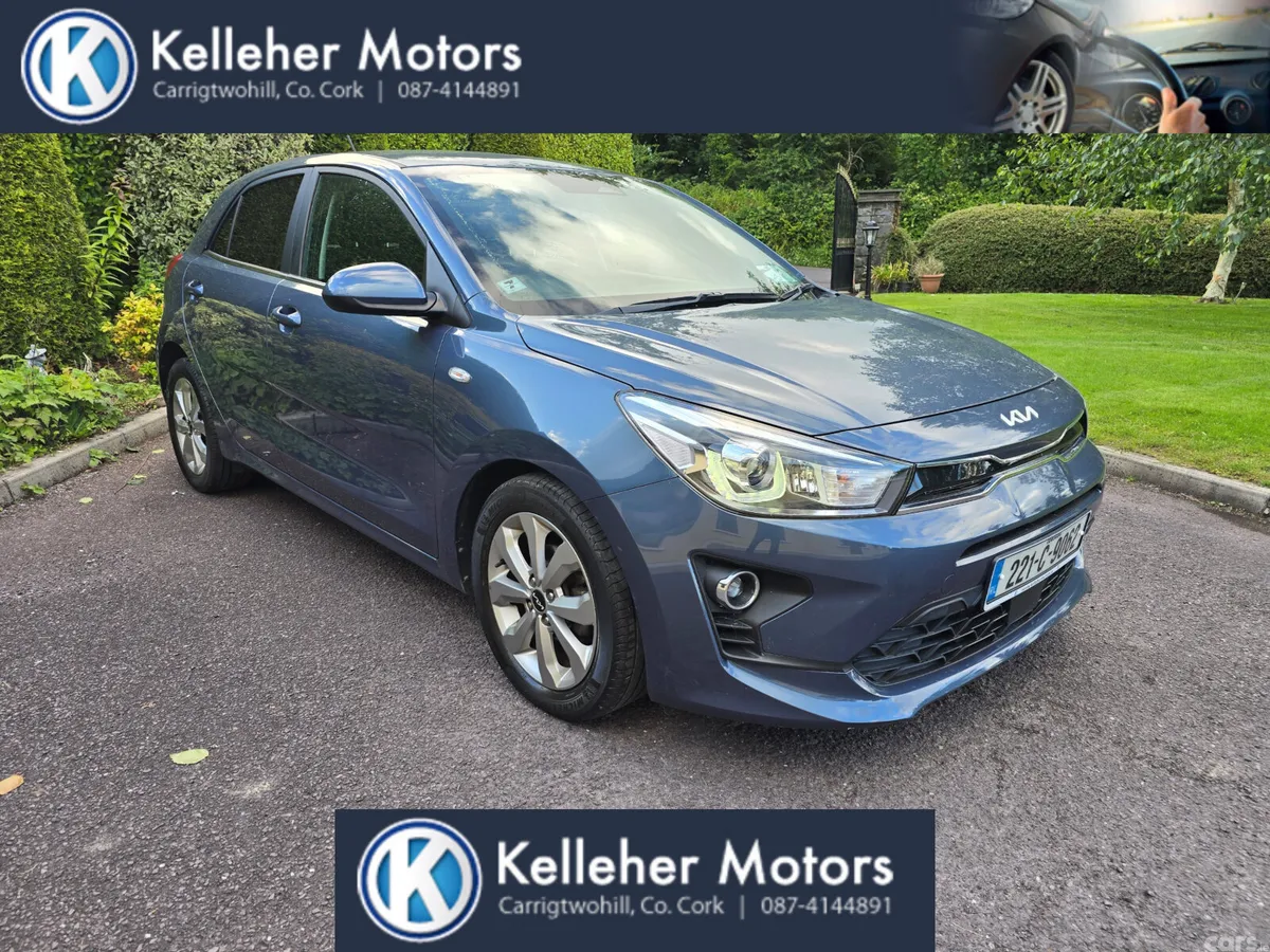 Kia Rio Hatchback, Gas, 2022, Blue