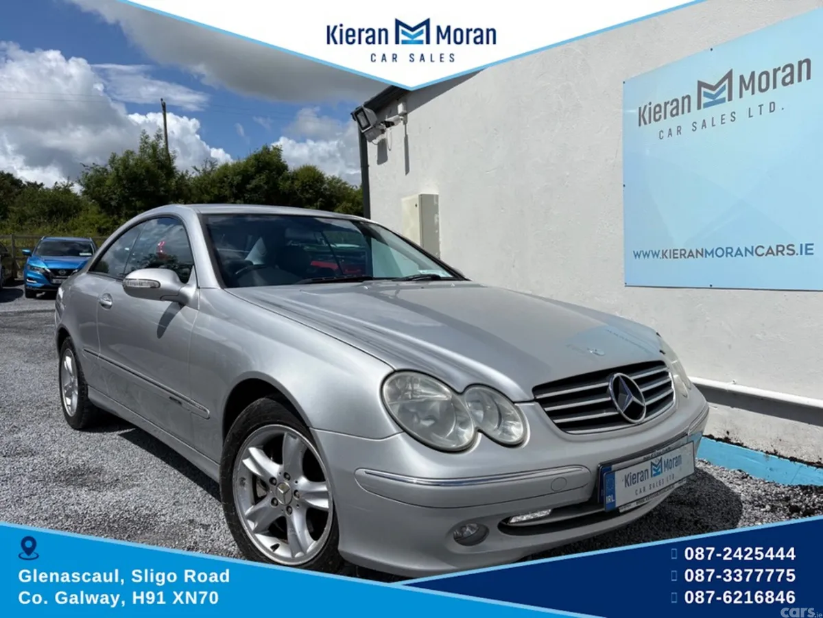 Mercedes-Benz CLK Coupe, Petrol, 2002, Silver