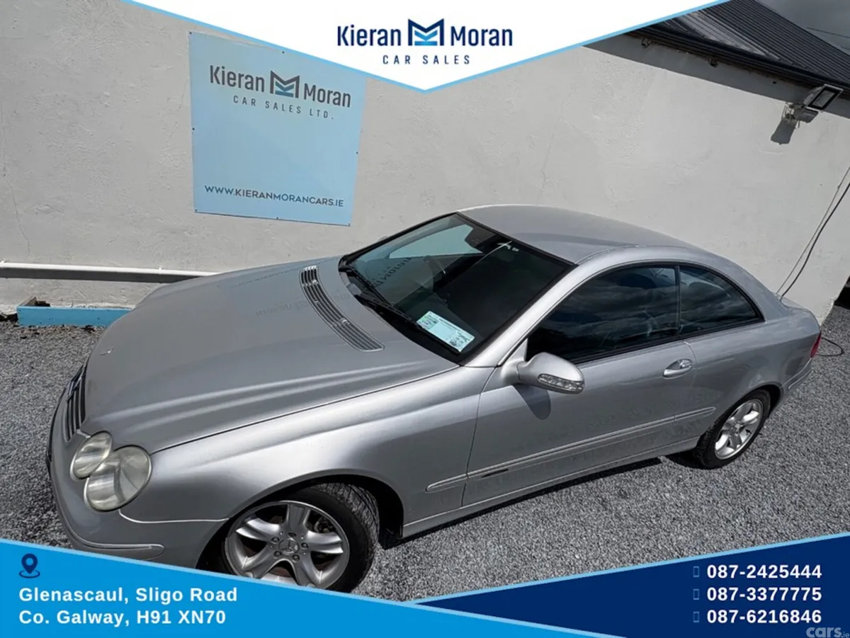 Mercedes-Benz CLK Coupe, Petrol, 2002, Silver