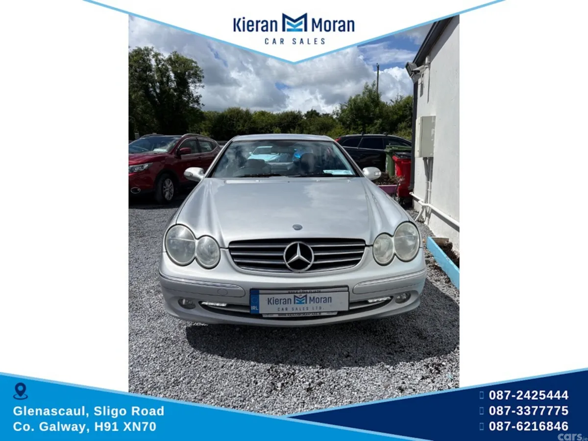 Mercedes-Benz CLK Coupe, Petrol, 2002, Silver