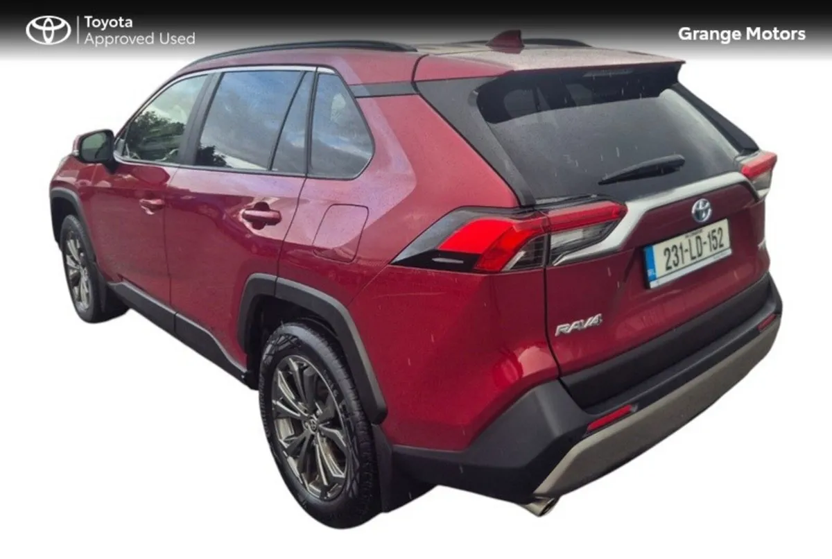 Toyota RAV4 SUV, Petrol Hybrid, 2023, Red