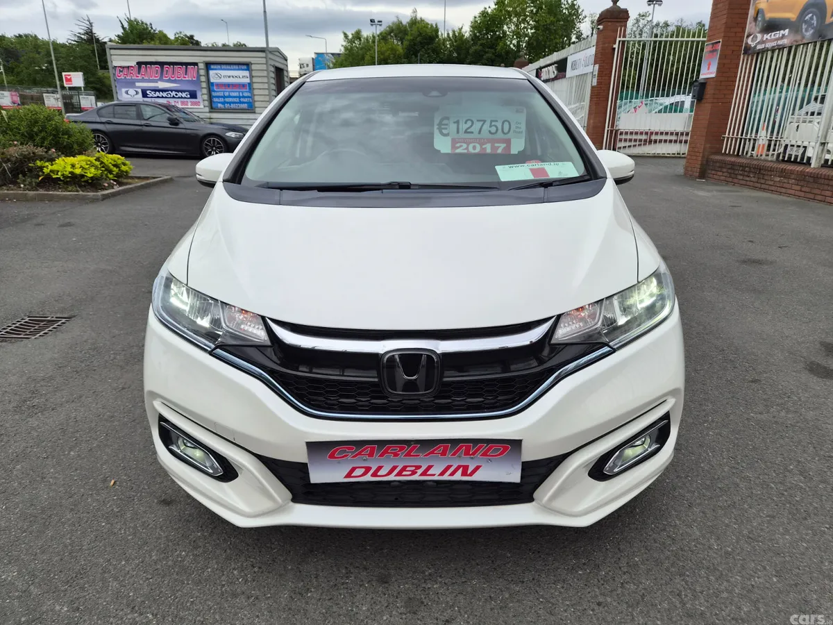 Honda Fit Hatchback, Petrol Hybrid, 2017, White