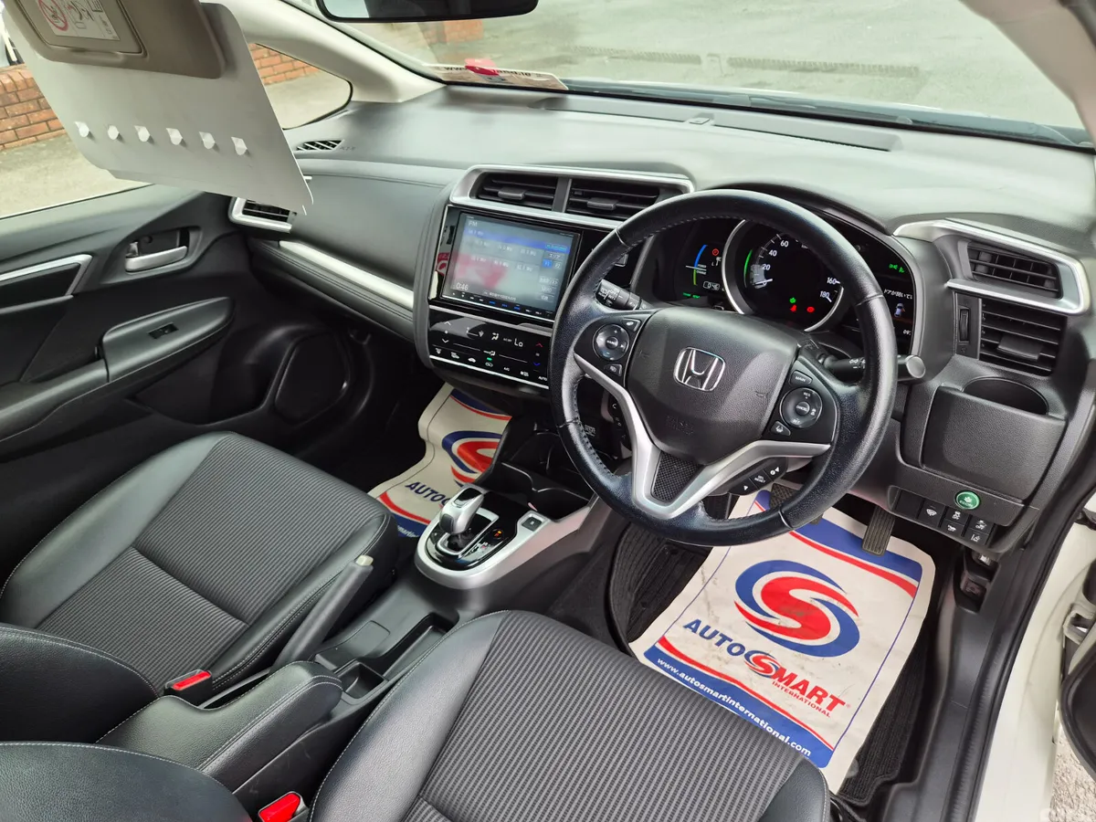 Honda Fit Hatchback, Petrol Hybrid, 2017, White
