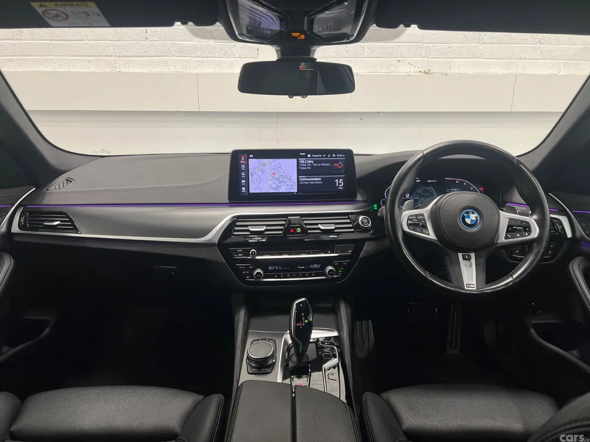 BMW 5-Series Saloon, Petrol Plug-in Hybrid, 2023, Black