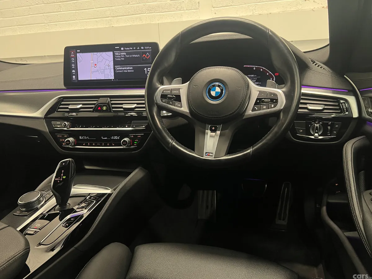 BMW 5-Series Saloon, Petrol Plug-in Hybrid, 2023, Black