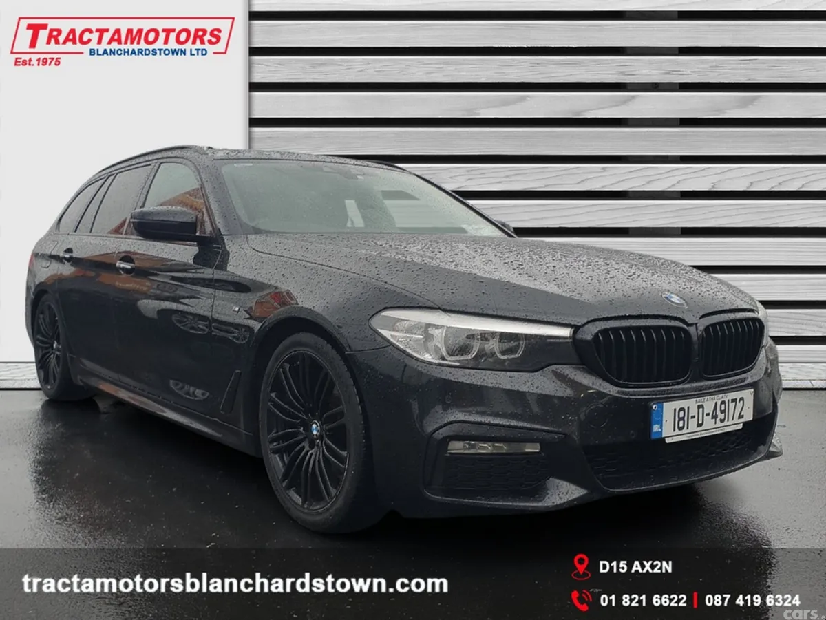 BMW 5-Series Estate, Diesel, 2018, Black