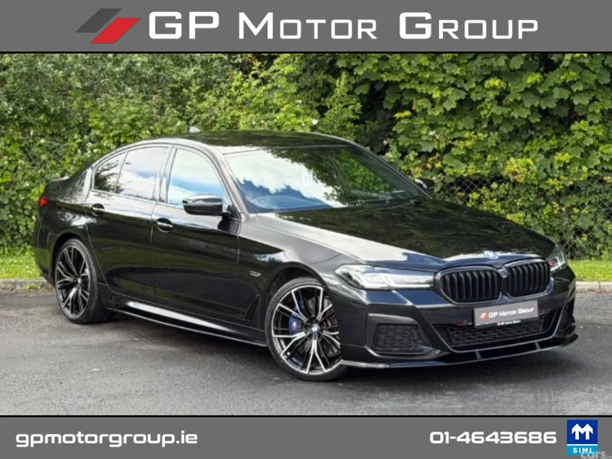BMW 5-Series Saloon, Petrol Plug-in Hybrid, 2023, Black