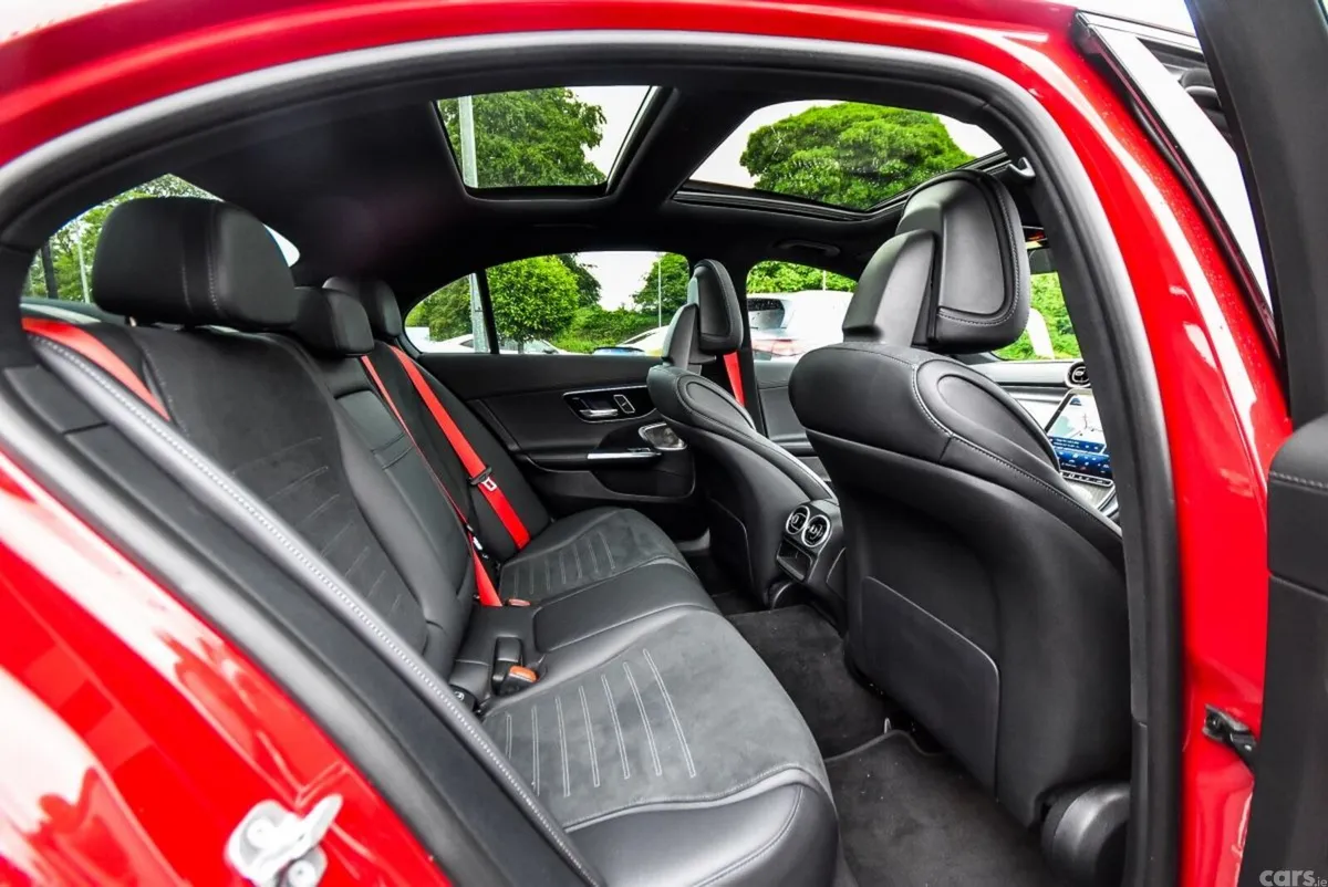 Mercedes-Benz C-Class Saloon, Diesel Hybrid, 2025, Red