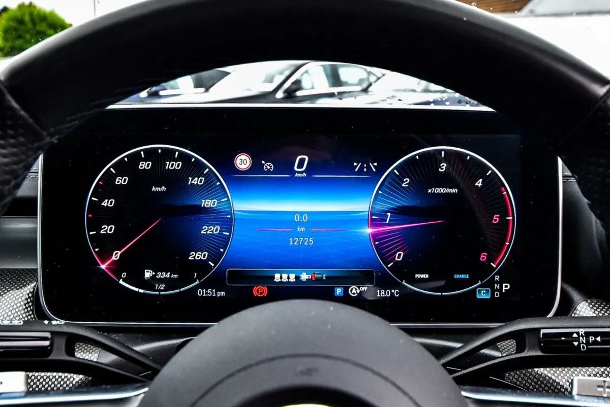 Mercedes-Benz C-Class Saloon, Diesel Hybrid, 2025, Red