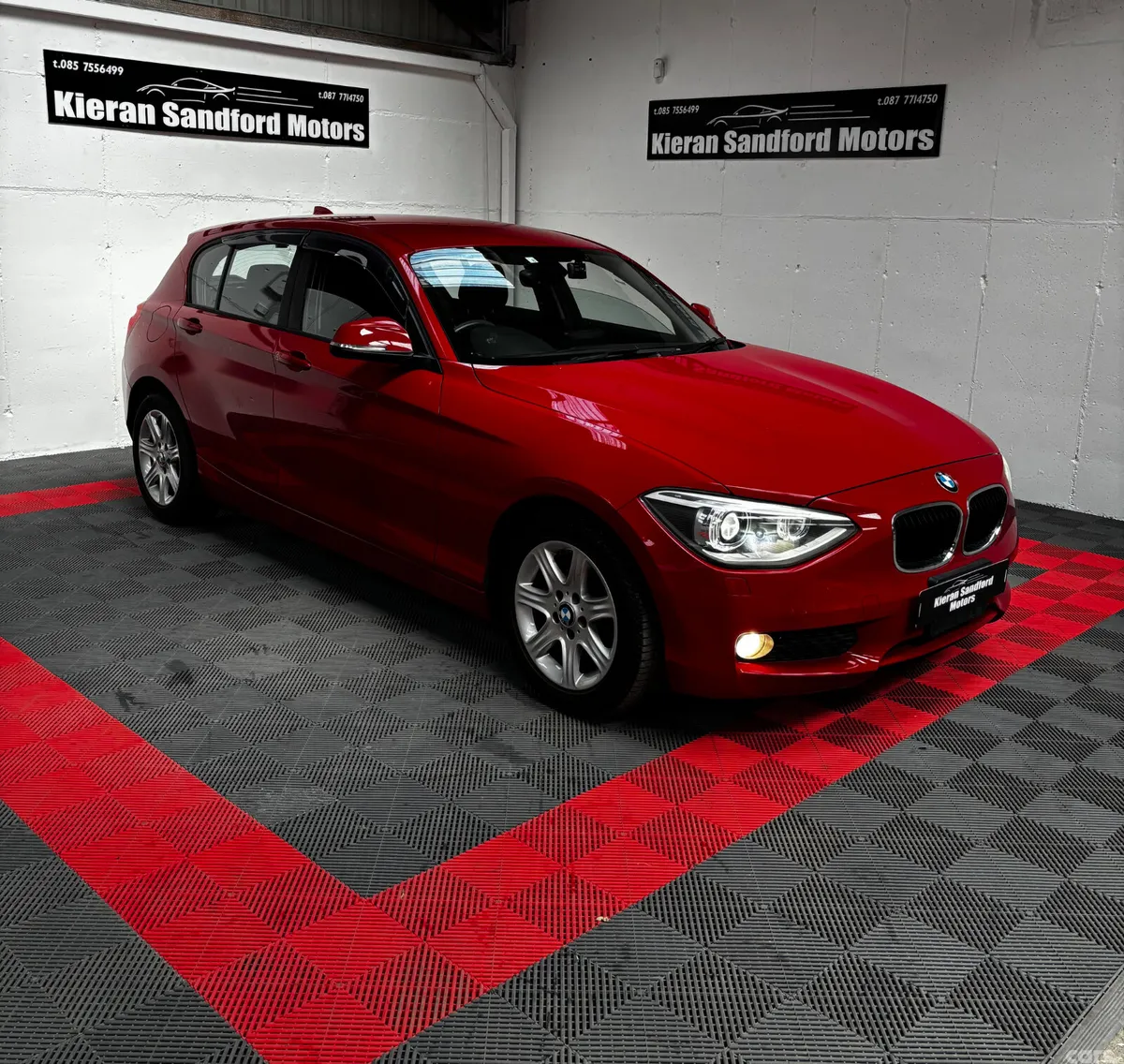 BMW 1-Series Hatchback, Petrol, 2014, Red