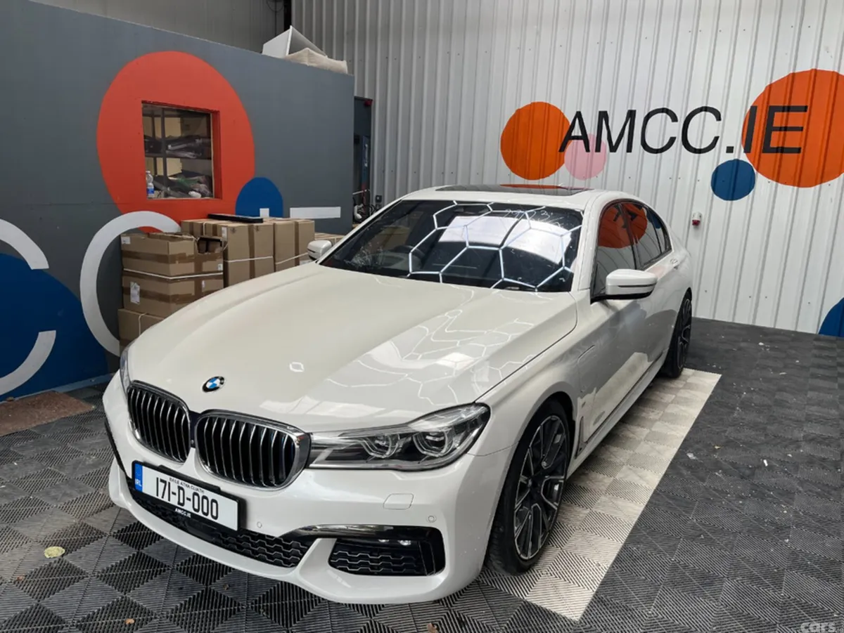 BMW 7-Series Saloon, Petrol Plug-in Hybrid, 2017, White