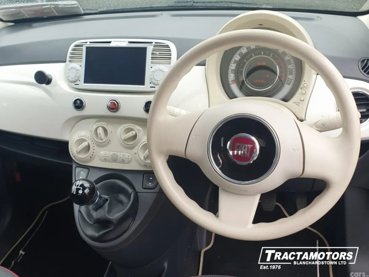 Fiat 500 Convertible, Petrol, 2016, White