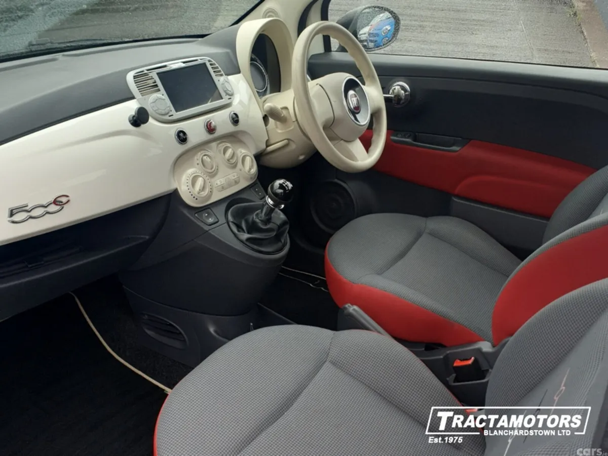 Fiat 500 Convertible, Petrol, 2016, White