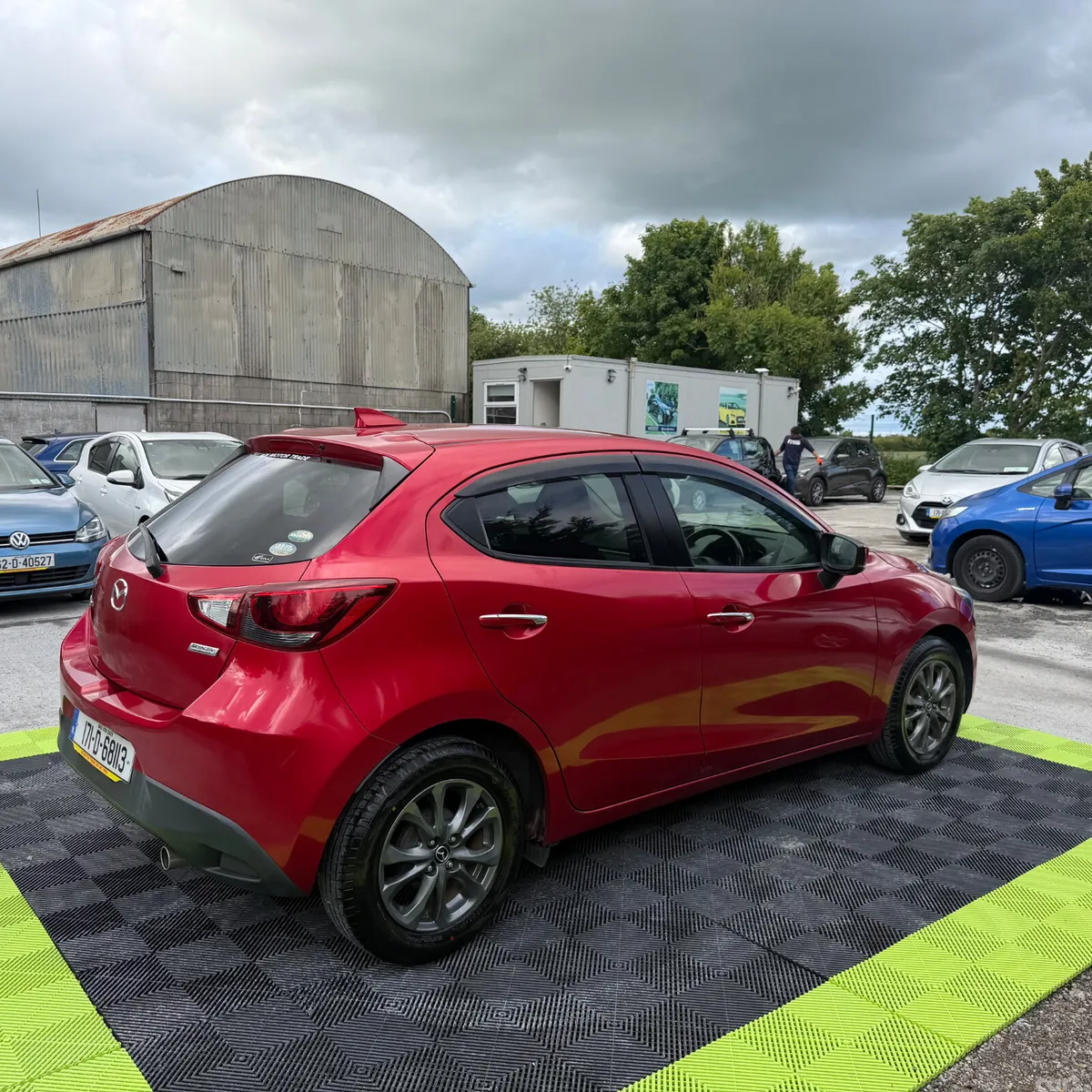 Mazda Demio Hatchback, Petrol, 2017, Red