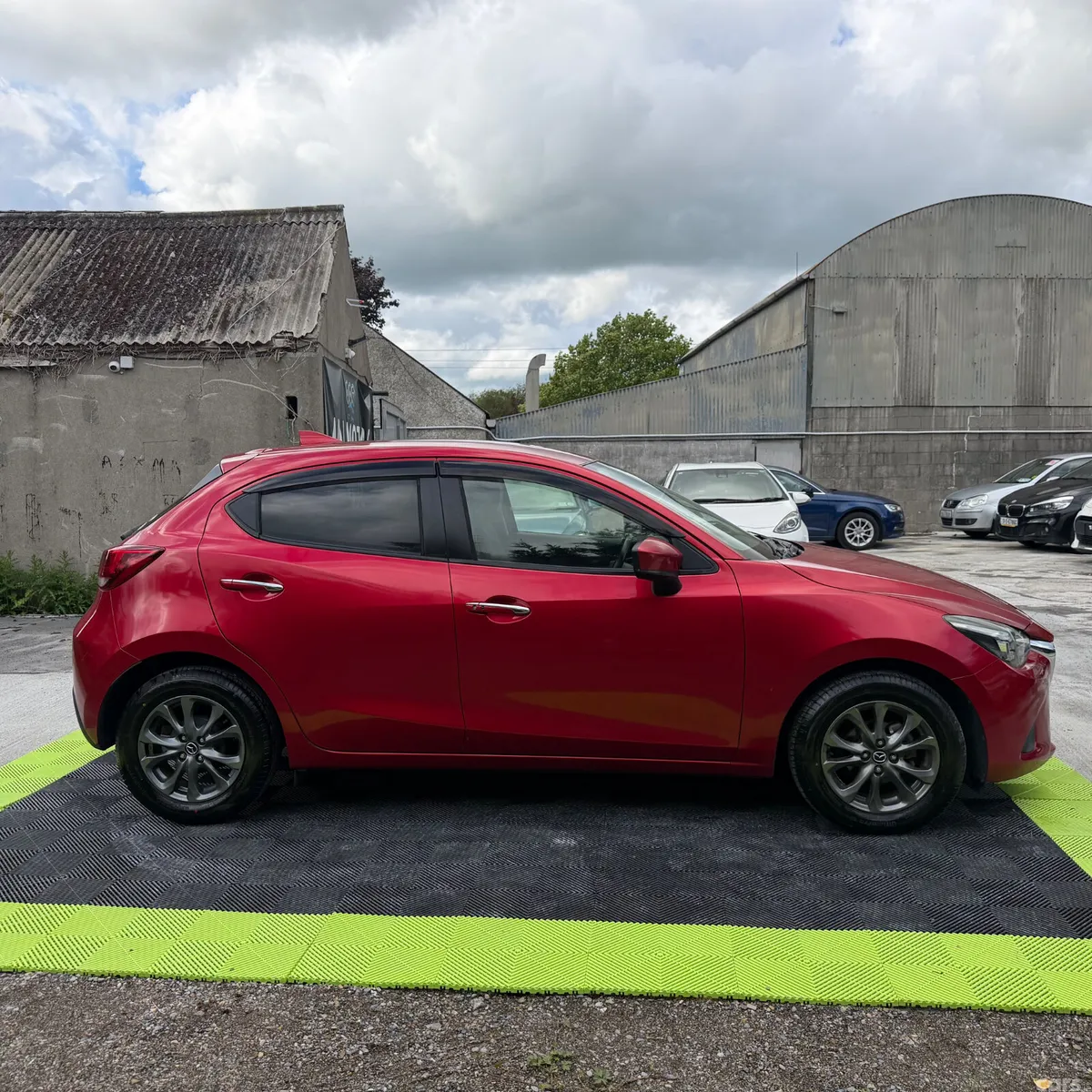 Mazda Demio Hatchback, Petrol, 2017, Red
