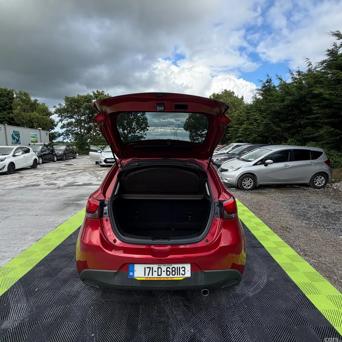 Mazda Demio Hatchback, Petrol, 2017, Red