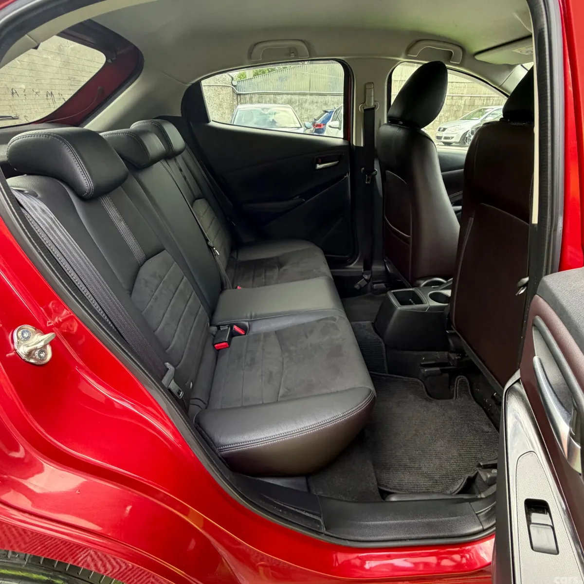 Mazda Demio Hatchback, Petrol, 2017, Red