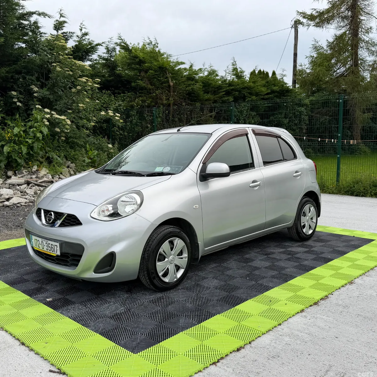 Nissan March Hatchback, Petrol, 2017, Silver