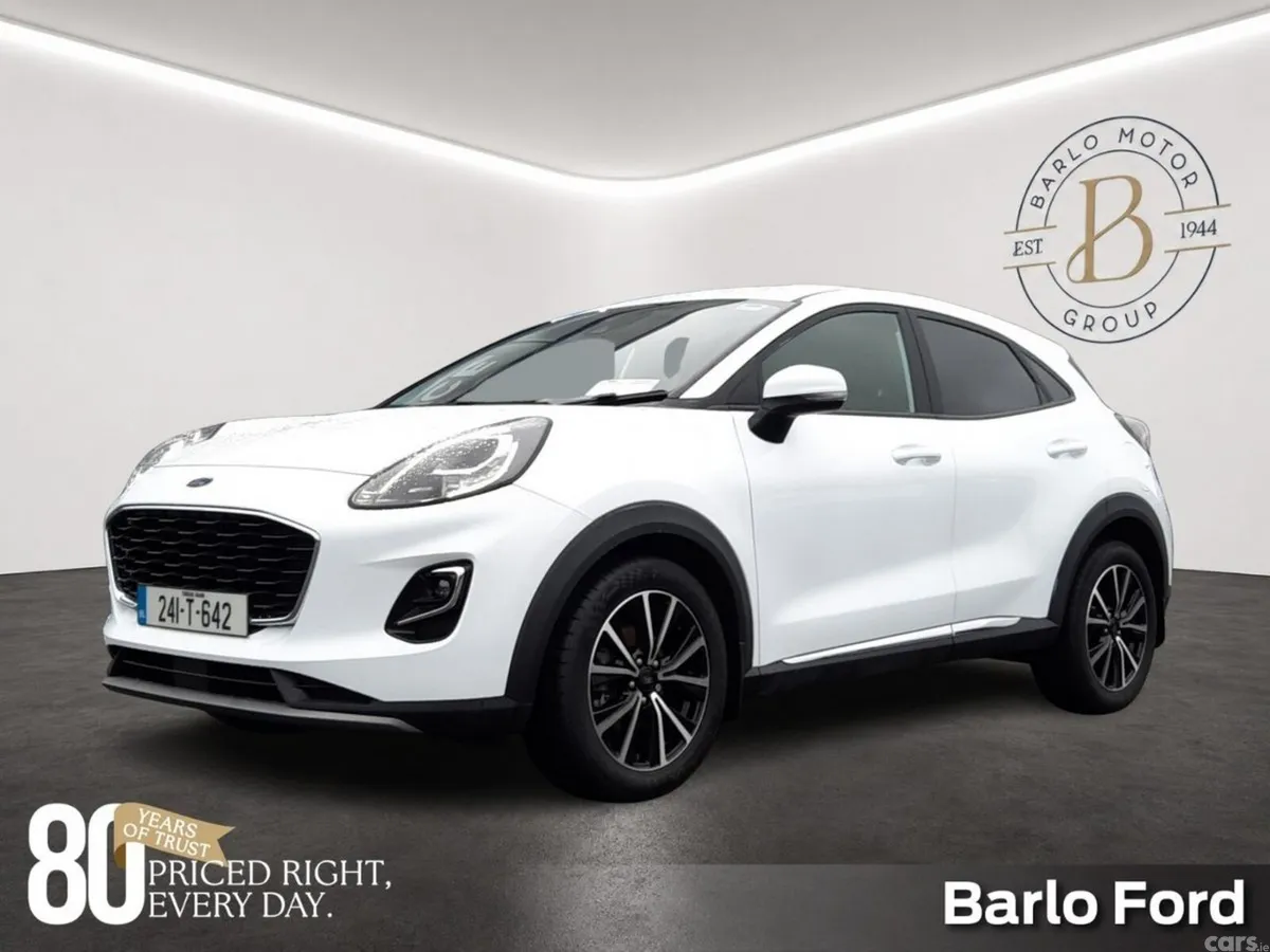 Ford Puma MPV, Petrol Hybrid, 2024, White