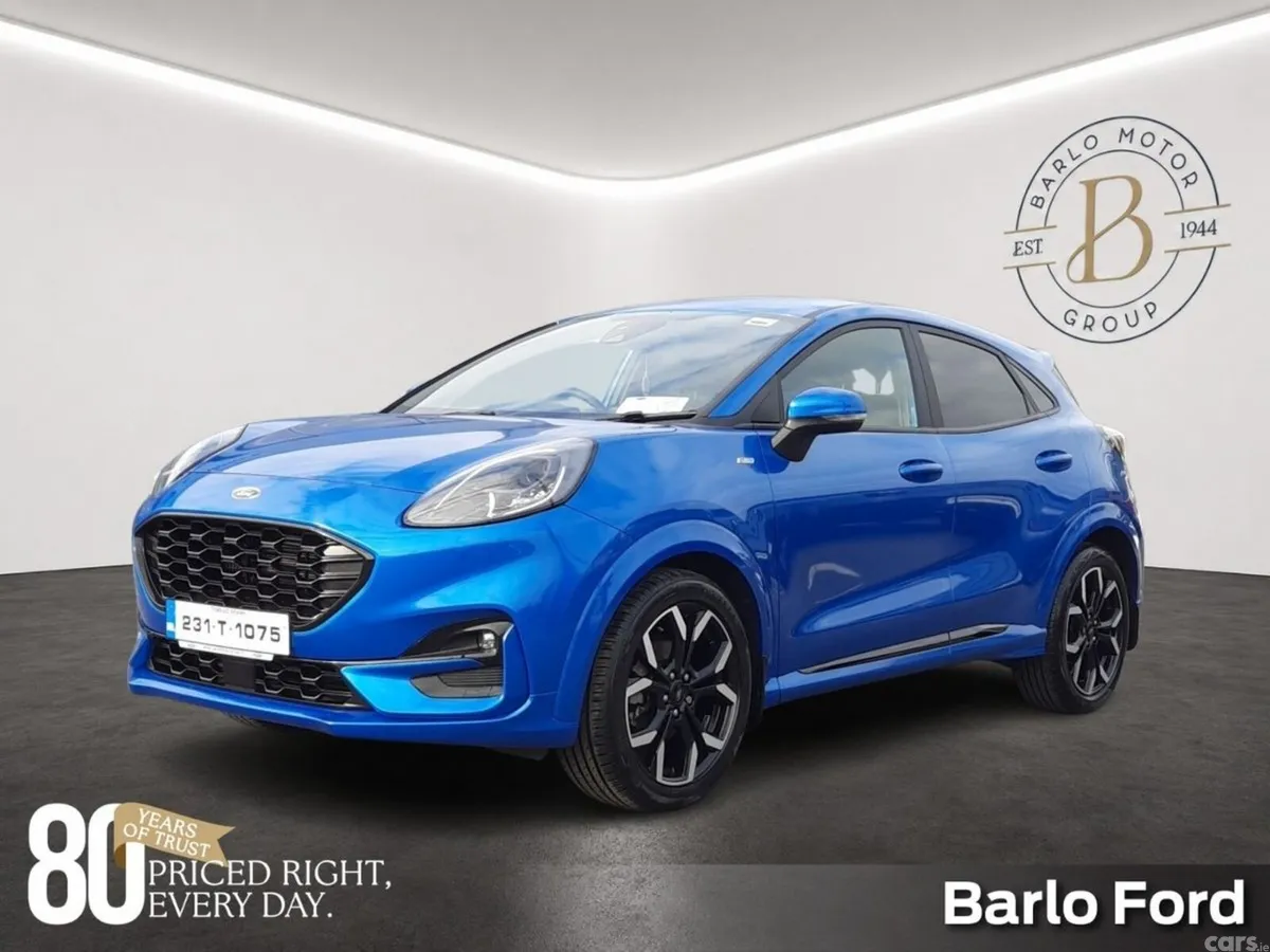 Ford Puma MPV, Petrol Hybrid, 2023, Blue