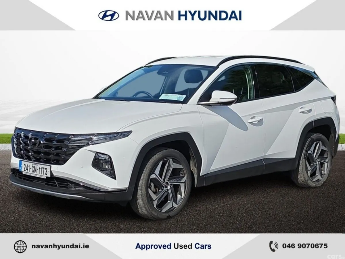 Hyundai Tucson SUV, Petrol Hybrid, 2024, White