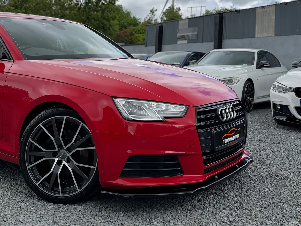 Audi A4 Saloon, Diesel, 2017, Red