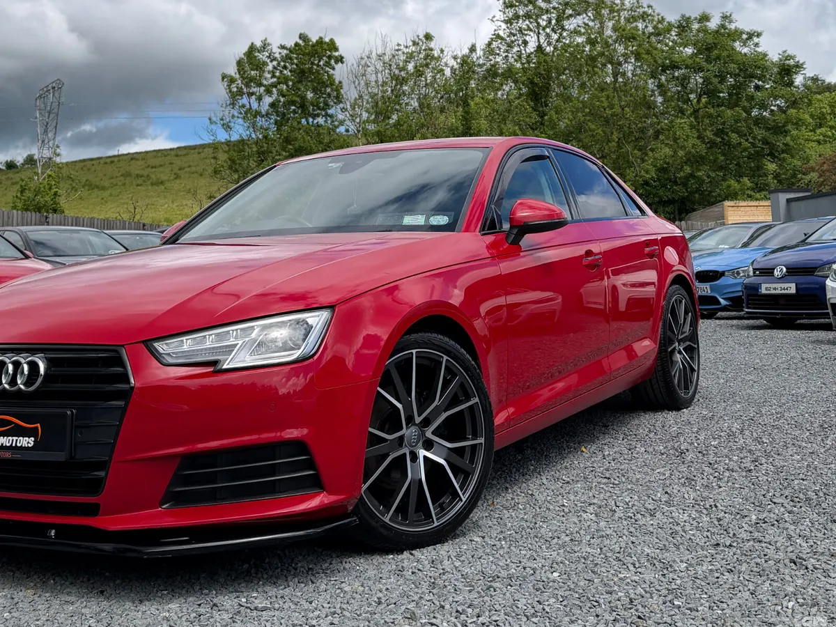 Audi A4 Saloon, Diesel, 2017, Red