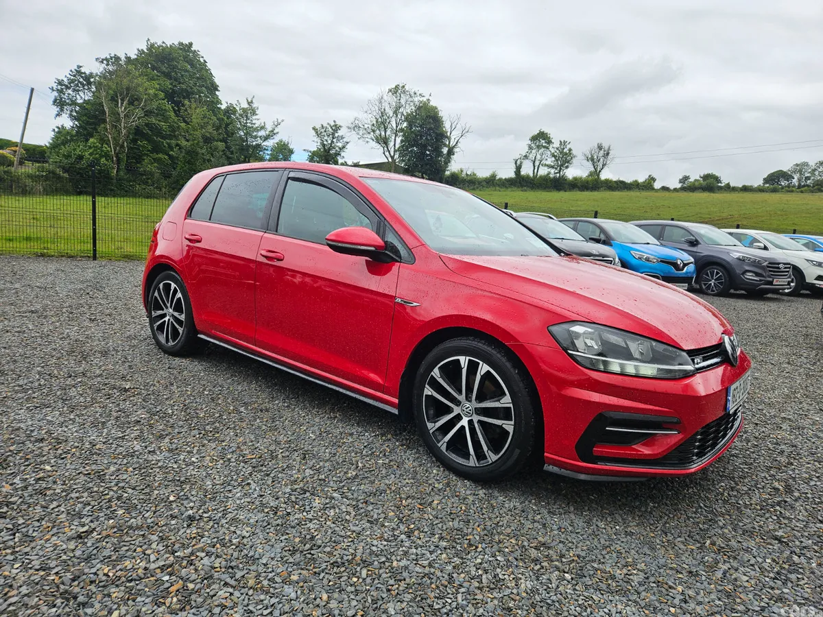 Volkswagen Golf Hatchback, Petrol, 2018, Red