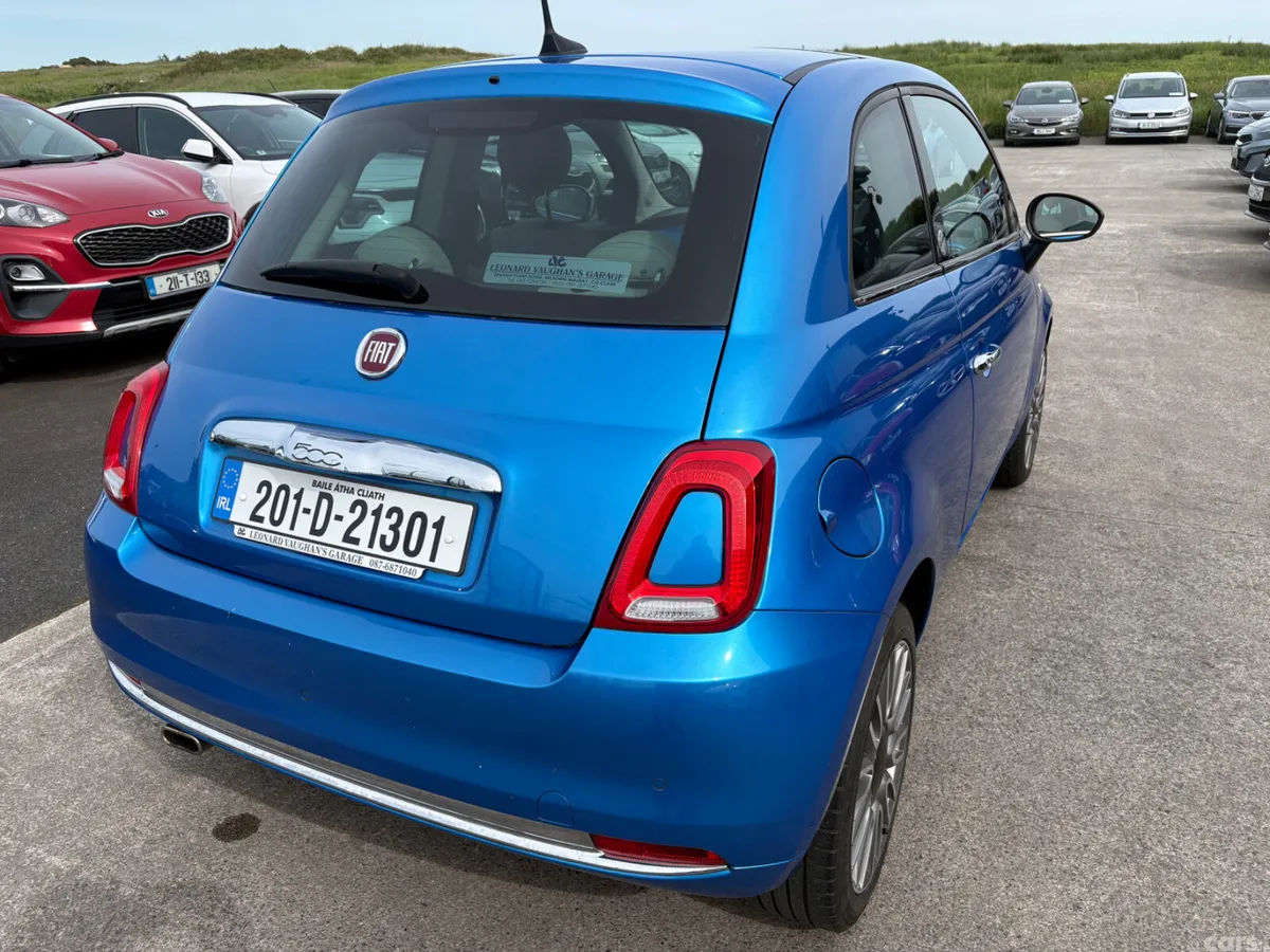 Fiat 500 Hatchback, Petrol, 2020, Blue