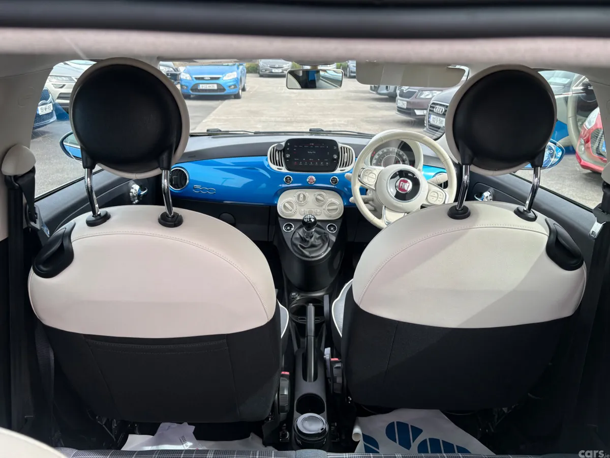 Fiat 500 Hatchback, Petrol, 2020, Blue
