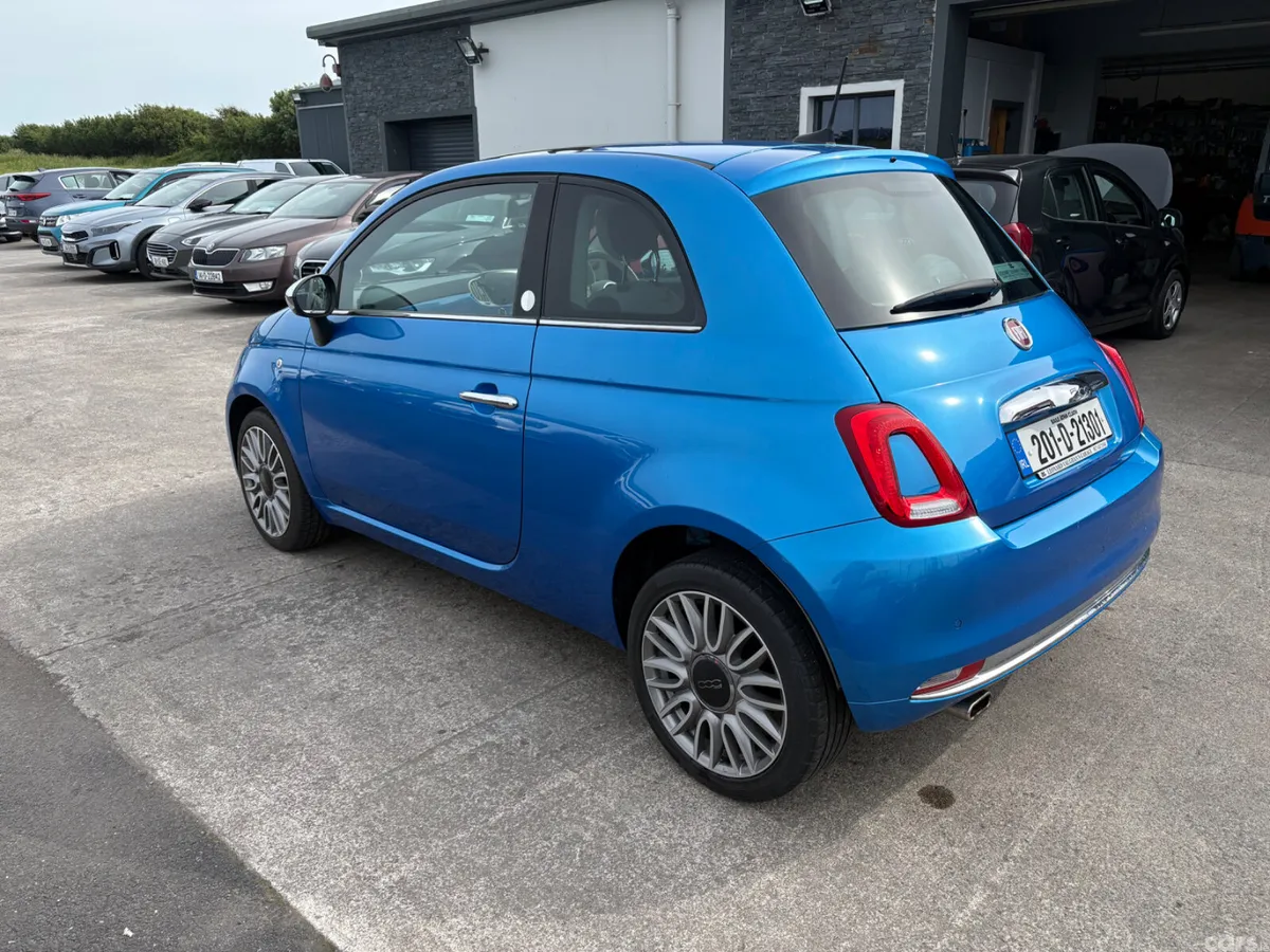 Fiat 500 Hatchback, Petrol, 2020, Blue