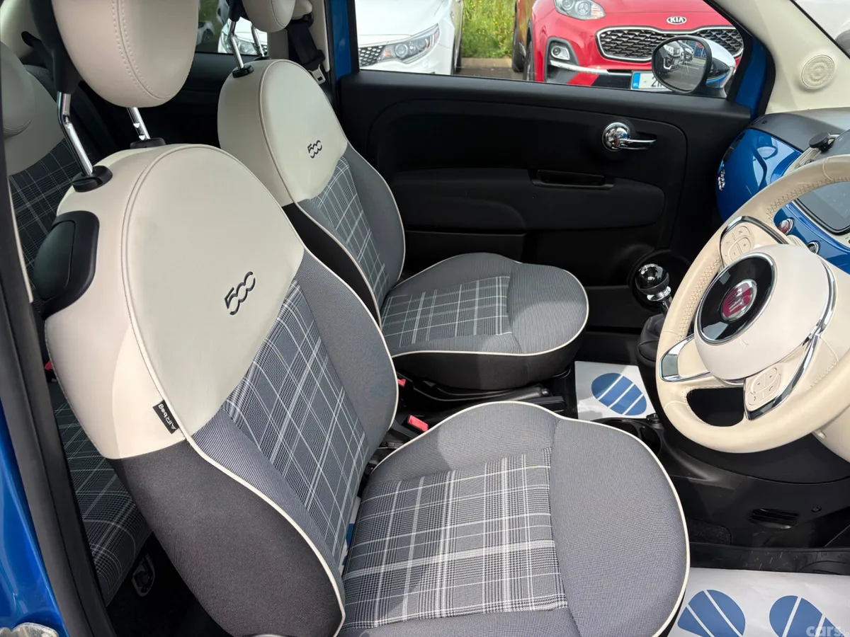 Fiat 500 Hatchback, Petrol, 2020, Blue