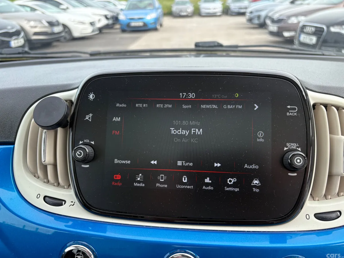 Fiat 500 Hatchback, Petrol, 2020, Blue