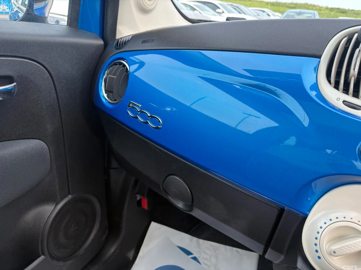 Fiat 500 Hatchback, Petrol, 2020, Blue