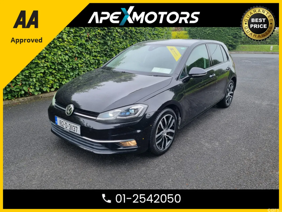 Volkswagen Golf Hatchback, Petrol, 2018, Black