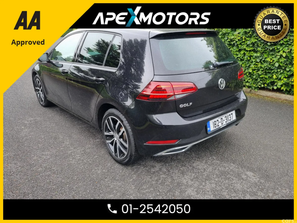 Volkswagen Golf Hatchback, Petrol, 2018, Black