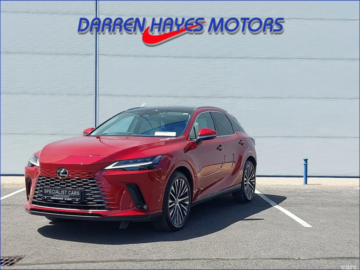 Lexus RX450H+ Estate, Petrol Hybrid, 2024, Red