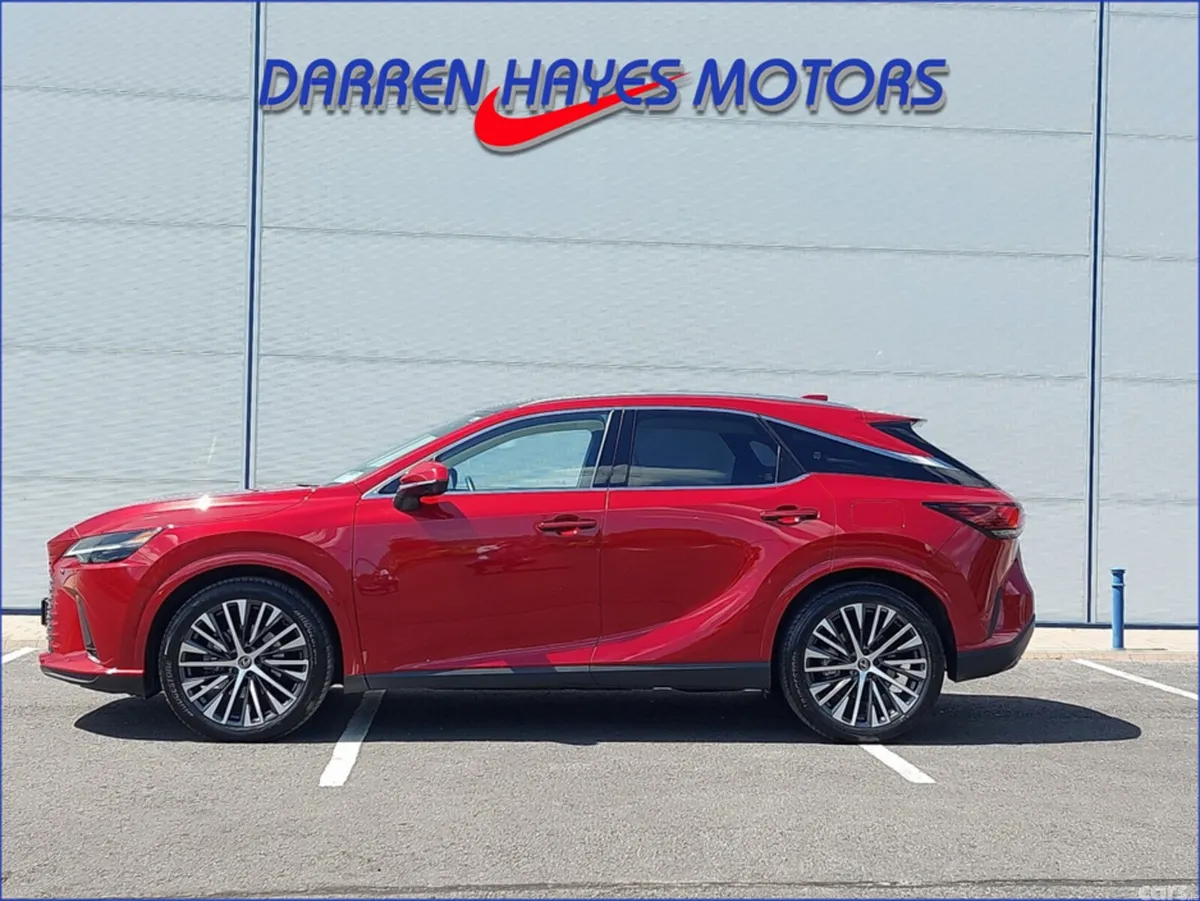 Lexus RX450H+ Estate, Petrol Hybrid, 2024, Red