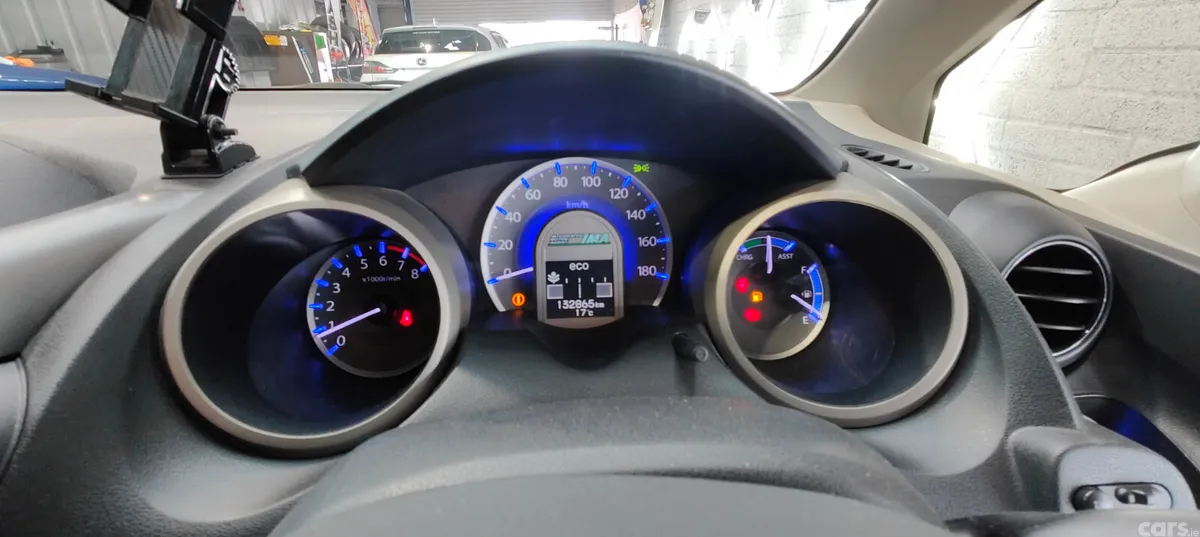 Honda Fit Hatchback, Petrol Hybrid, 2014, White