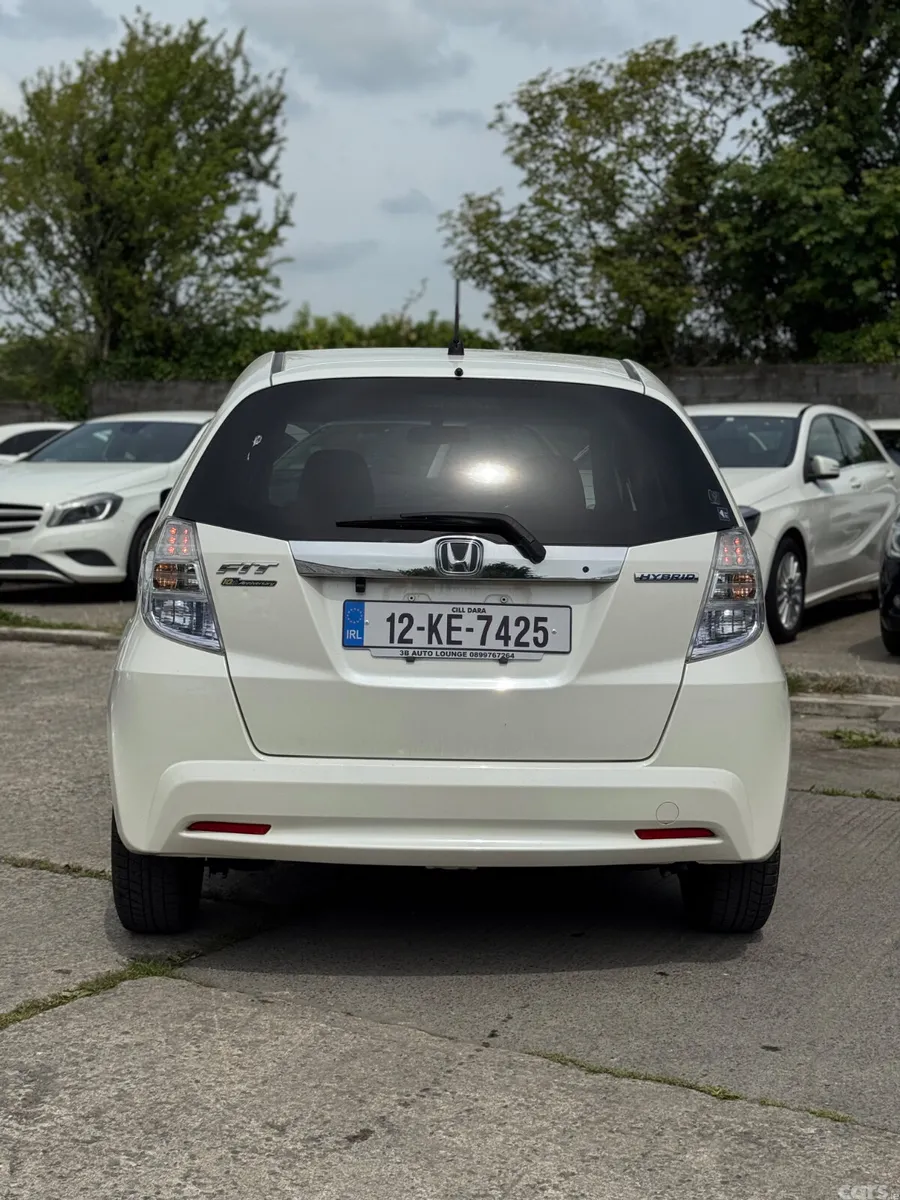 Honda Fit Hatchback, Petrol Hybrid, 2012, White