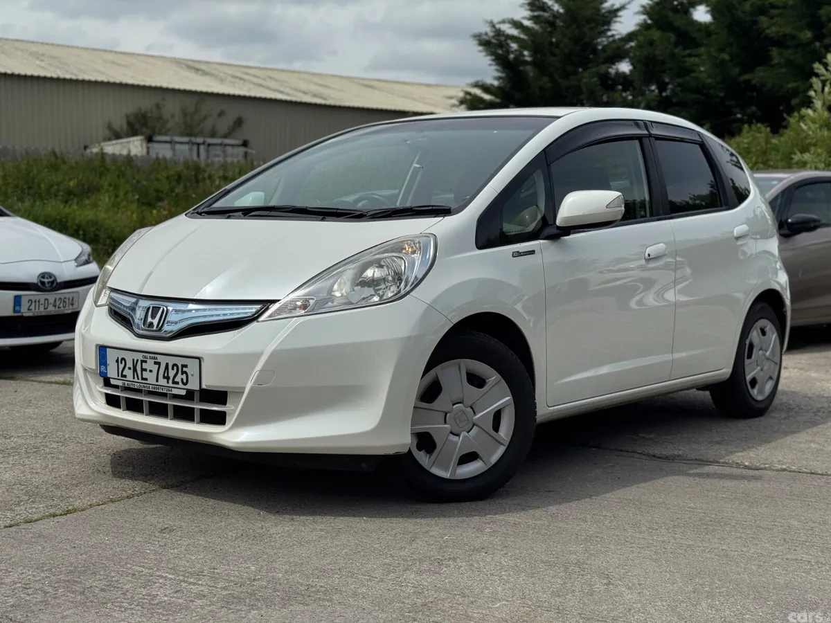 Honda Fit Hatchback, Petrol Hybrid, 2012, White